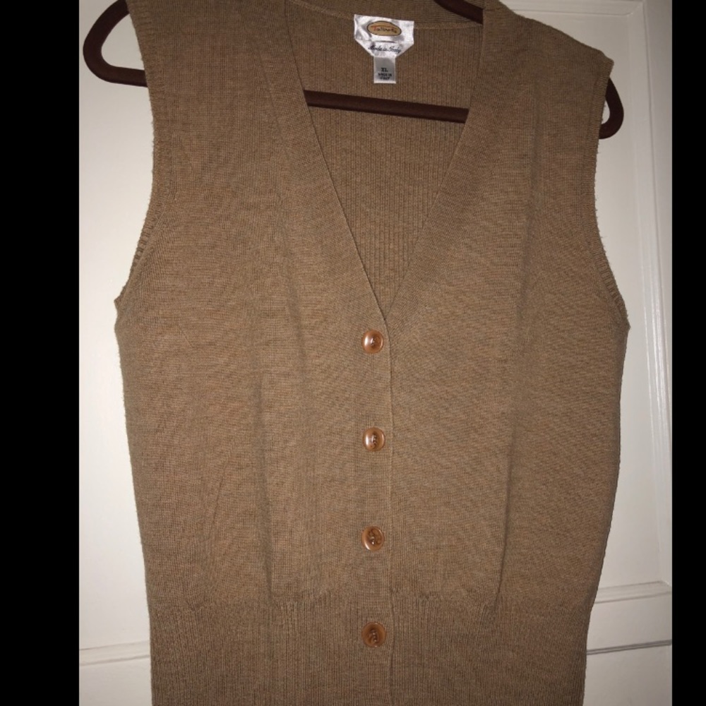 Talbots Sweater Vest 100% Wool